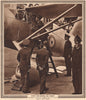 KING EDWARD VIII. With the Royal Air Force 1937 old vintage print picture