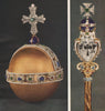 HOUSE OF WINDSOR. The Orb and the Royal Sceptre with the Cross 1937 old print