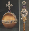 HOUSE OF WINDSOR. The Orb and the Royal Sceptre with the Cross 1937 old print