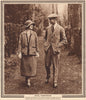 KING GEORGE VI. Royal Honeymoon. Duke & Duchess Of York 1937 old vintage print