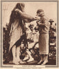 KING GEORGE VI. Honour from a King. Crossing the line ceremony 1937 old print