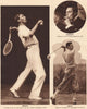 KING GEORGE VI. Wimbledon doubles tennis 1926. Golf. Boxing. Sports 1937 print