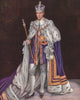 KING GEORGE VI. His Majesty King George VI with Orb Sceptre Robes & Crown 1937