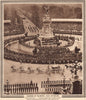 CORONATION 1937. Fanfare of Trumpets. Roll drums. Coach. The Mall 1937 print