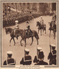 CORONATION 1937. King's aides-de-camp. Mountbatten. Dukes Gloucester Kent 1937