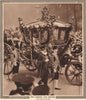 CORONATION 1937. Two Crowns, two Sceptres. King George VI in state carriage 1937