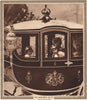 CORONATION 1937. Princesses Elizabeth & Margaret return from the Abbey 1937