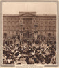 CORONATION 1937. Crowd cheering King George 6 balcony Buckingham Palace 1937