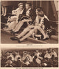 CORONATION 1937. Tired pp. Peers seek their cars, passing through crowds 1937