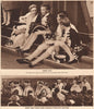 CORONATION 1937. Tired pp. Peers seek their cars, passing through crowds 1937