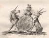 RICHMOND. Coat of Arms. Heraldry 1790 old antique vintage print picture