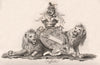 SUFFOLK. Coat of Arms. Heraldry 1790 old antique vintage print picture