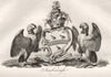 SCARBOROUGH. Coat of Arms. Heraldry 1790 old antique vintage print picture