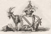 PORTSMOUTH. Coat of Arms. Heraldry 1790 old antique vintage print picture