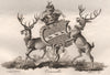 CORNWALLIS. Coat of Arms. Heraldry 1790 old antique vintage print picture