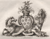 LONDSDALE. Coat of Arms. Heraldry 1790 old antique vintage print picture