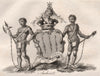 KYAIKKAMI. Coat of Arms. Heraldry 1790 old antique vintage print picture