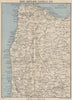 SOUTH WEST ENGLAND. Bude Hartland Clovelly. Devon/Cornwall. WARD LOCK c1955 map
