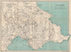 TORQUAY vintage town/city plan. Devon. WARD LOCK c1955 old vintage map chart