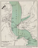 DARTMOUTH town plan Ferries Royal Naval College Kingswear WARD LOCK c1955 map