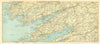 MUNSTER.Beara Waterville Kenmare Iveragh Peninsulas.Bantry Bay.STANFORD 1908 map