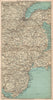 ULSTER. Belfast and Mourne Mountains. Ireland. STANFORD 1908 old antique map