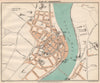 LONDONDERRY. Town plan. Ulster. Ireland. STANFORD 1908 old antique map chart