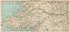 DONEGAL. Southern Section. Strabane Castlederg. Ireland. STANFORD 1908 old map
