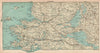 CONNEMARA. Clifden Ballinroe. Joyce's Country. Ireland. STANFORD 1908 old map