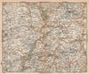 IRELAND.Clare King's/Queen's Co.Westmeath Galway Offaly Laois.STANFORD 1908 map
