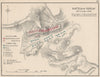 BATTLE OF SENLAC (HASTINGS). 14 October 1066. English v Normans. SMALL. 1907 map