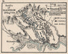 WAR OF SPANISH SUCCESSION. Battle of Blenheim 13th Aug. 1704. SMALL 1907 map