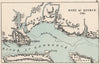 SEVEN YEARS WAR. Siege of Quebec 1759. Plains of Abraham. SMALL 1907 old map
