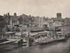 CHELSEA. Old Houses river front W Church. Carlyle Pier. Ferry. SMALL 1900