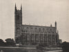 CHELSEA. The Parish Church of St. Luke. SMALL 1900 old antique print picture
