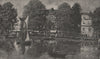 CHELSEA. Cheyne Walk west of Oakley Street & the Magpie Inn c1858. SMALL 1900