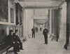 CHELSEA. Royal Hospital. The Corridor. Pensioners. SMALL 1900 old print