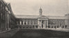 CHELSEA. Royal Hospital. The Quadrangle. SMALL 1900 old antique print picture