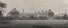 CHELSEA. Royal Hospital, from the South West. SMALL 1900 old antique print