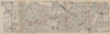 NORTH CHELSEA. Walking itinerary map 1900 old antique vintage plan chart