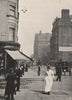 FULHAM ROAD. Looking east, from the Queen's Elm Tavern (No. 241) . SMALL 1900