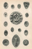 MEDIAEVAL GEM SEALS 1250-1360. Coleville Vesci Boseuil Edmonton Southwick 1907