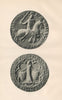 SEALS 1329. William la Zouche, Lord Glamorgan. Alianora de Clare. Despenser 1907