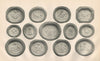 ENGLISH HERALDIC SEALS. Seals of Noble and Prominent Persons 1907 old print