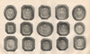 ENGLISH HERALDIC SEALS. Specimen seals of Ecclesiastical Dignitaries 1907
