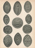 IRISH ECCELESIASTICAL SEALS 14-16C. Elphin Clones Ferns Limerick Kilfenora 1907