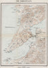 FIRST WORLD WAR. The Dardanelles. Minefields. Military map 1928 old