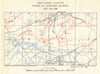 WW1 WESTERN FRONT. Somme. Trenches. Bazentin-le-Petit. 30 July 1916 1928 map