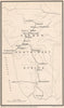 NAMIBIA. German South-West Africa. First World war. Communications 1931 map