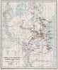 FIRST WORLD WAR.Air Operations in German East Africa,1915-1917.Tanzania 1931 map